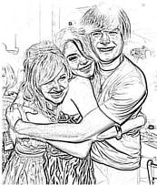 coloriage high school musical troy et ses amies
